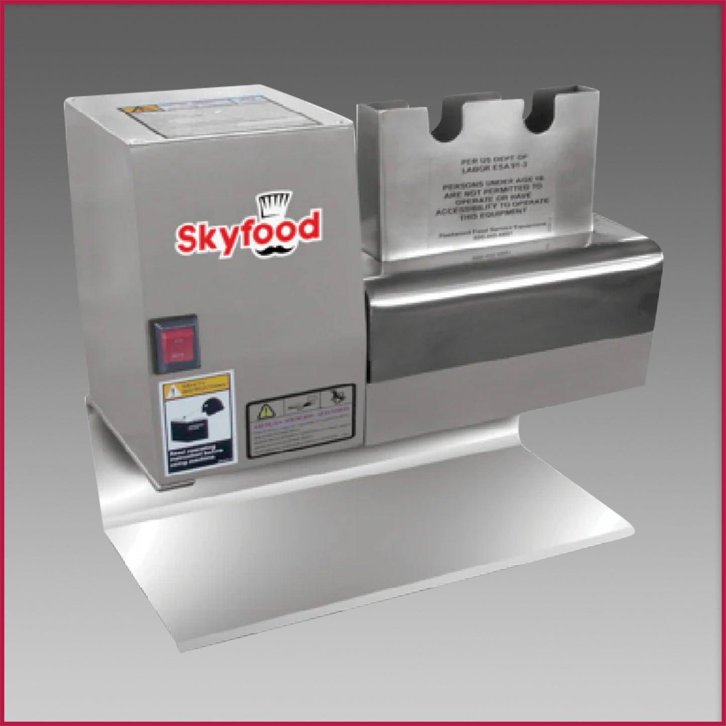 Skyfood Commercial 880Lb An Hour Meat Tenderizer Model ABI