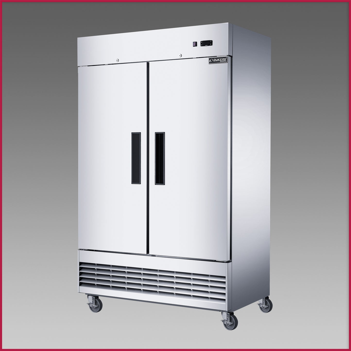 Dukers D47EF Compact 2-Door Commercial Freezer