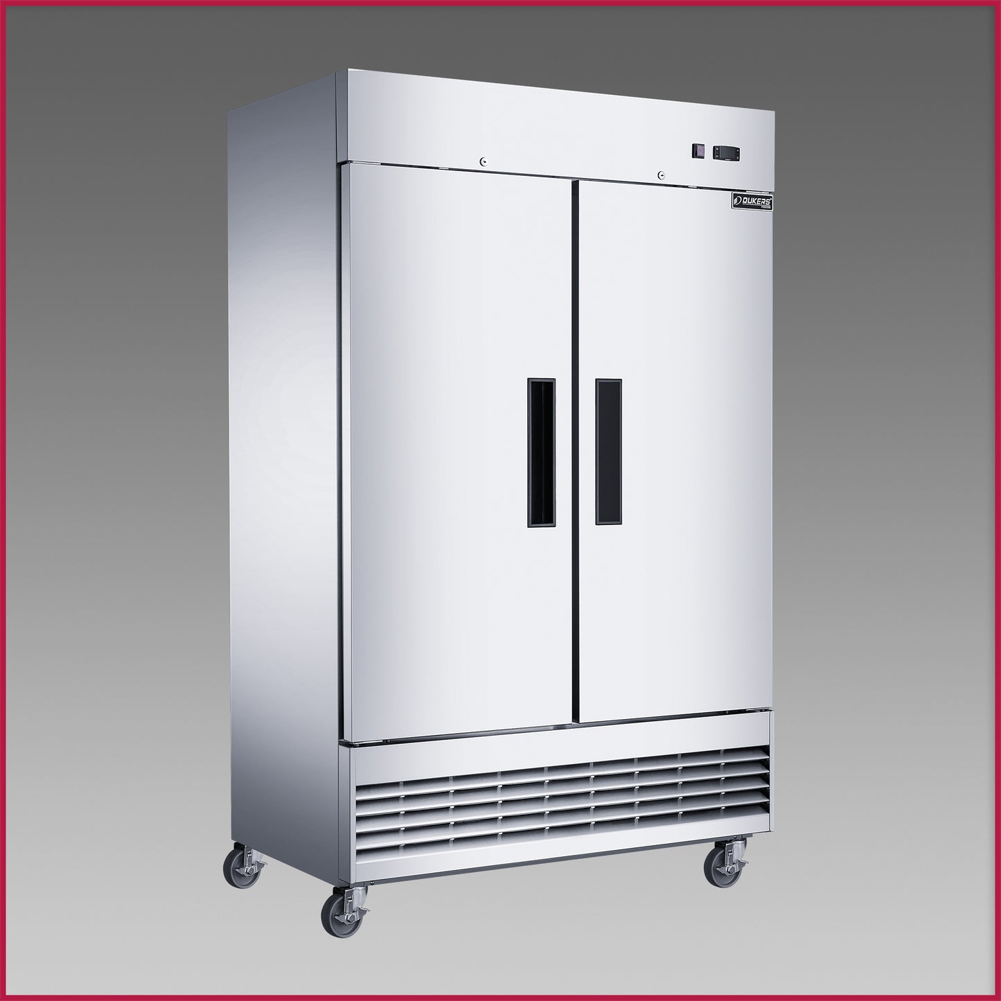 Dukers D47EF Compact 2-Door Commercial Freezer