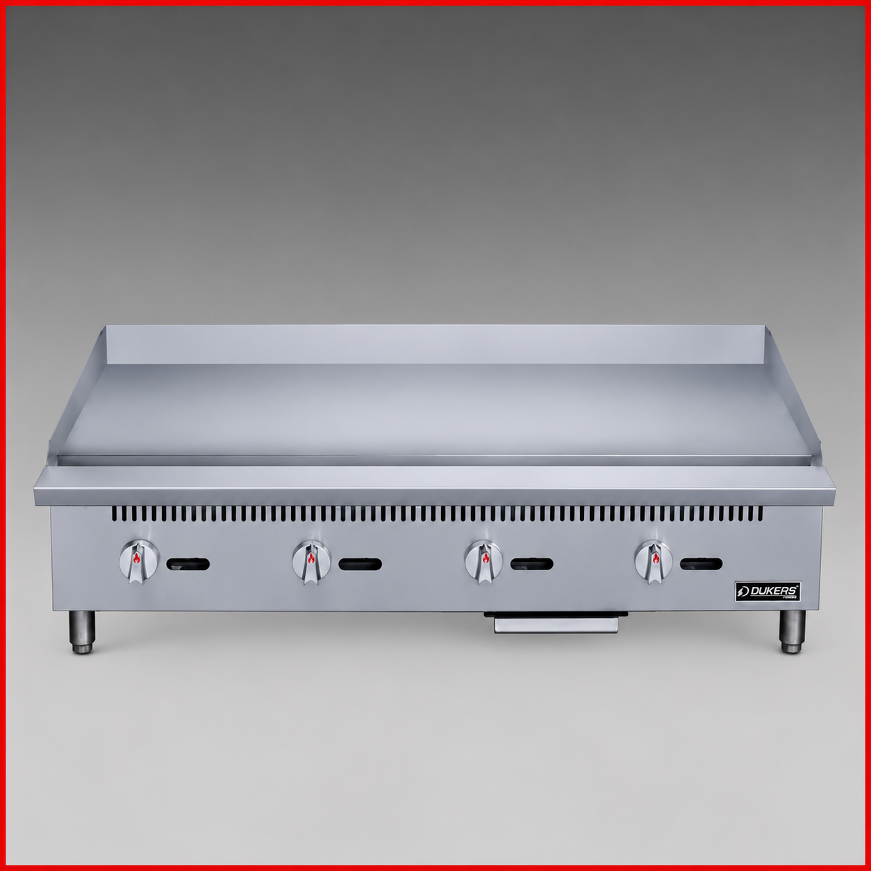 Dukers DCGT48 Heavy Duty 48" Thermostatic Gas Griddle