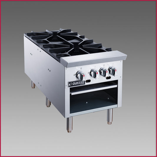 Dukers Double Burner Stock Pot Range DCSPA2