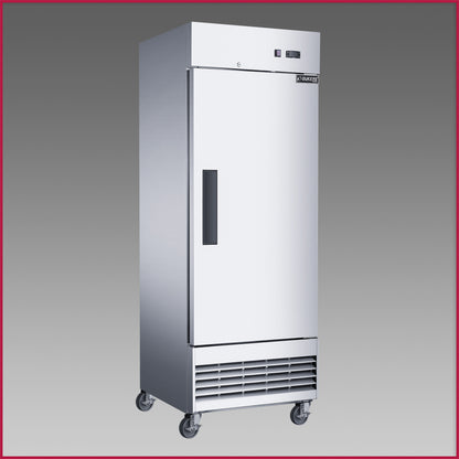 Dukers Compact Single Door Commercial Refrigerator in Stainless Steel D28ER