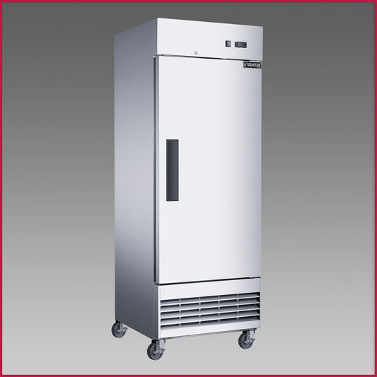 Dukers Compact Single Door Commercial Refrigerator in Stainless Steel D28ER
