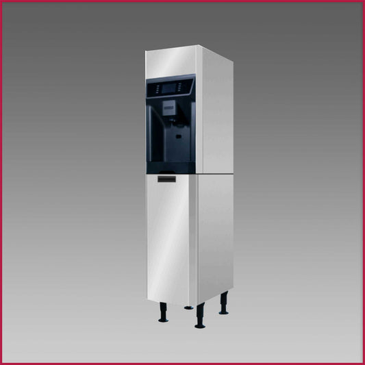 Oliver CT300AN Commercial Nugget Ice Maker with Stand and Water Dispenser