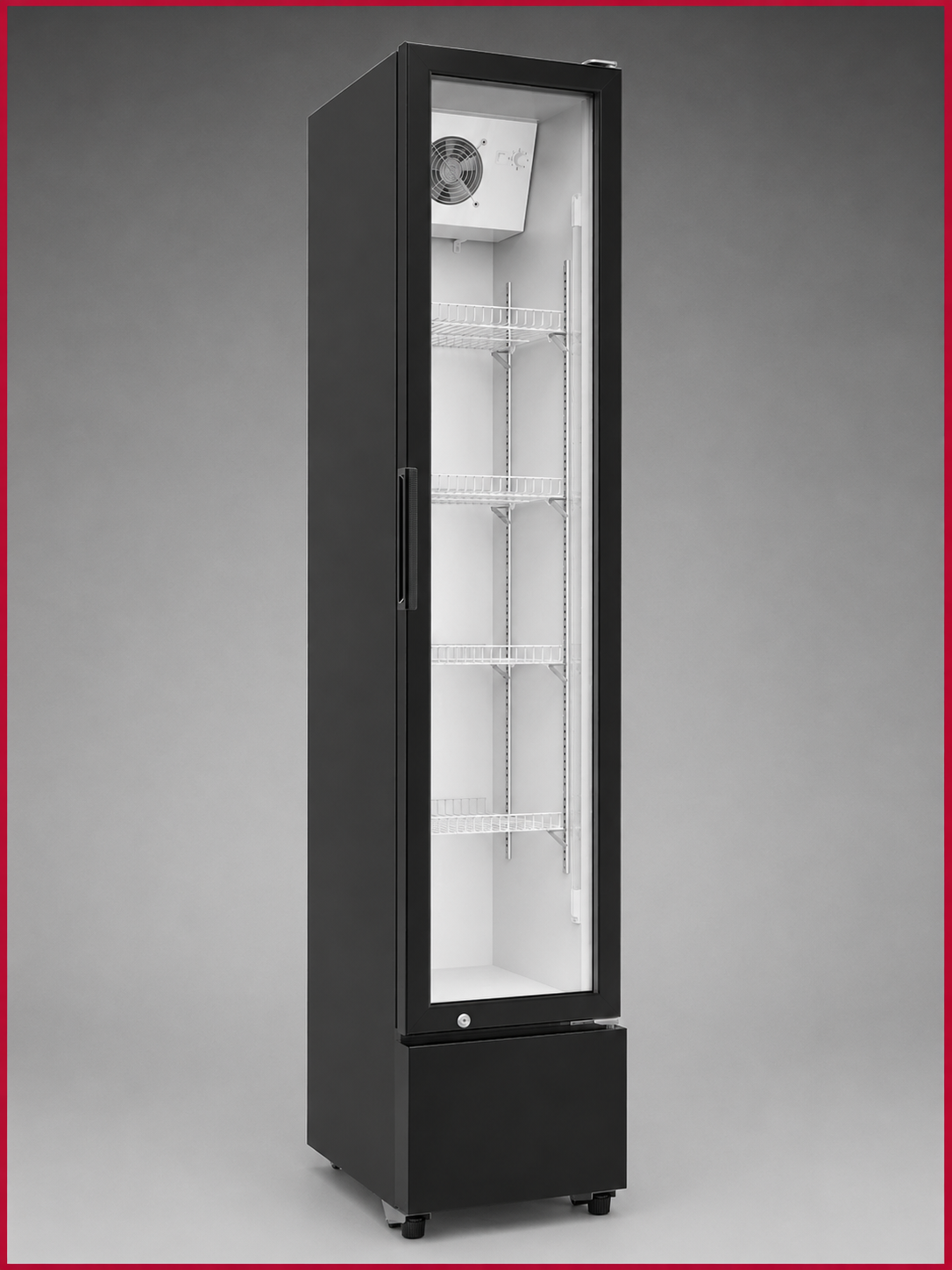 Oliver Commercial GDM7 Glass Door Refrigerator Cooler Merchandiser