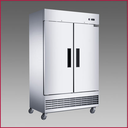 Dukers D47EF Compact 2-Door Commercial Freezer