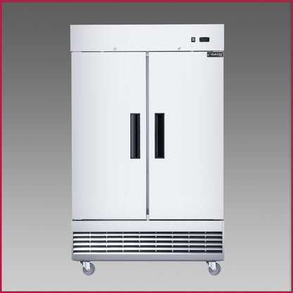 Dukers D47EF Compact 2-Door Commercial Freezer
