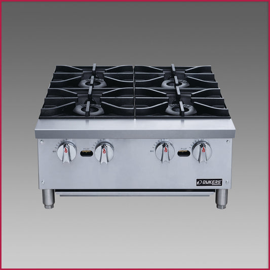 Dukers Four Burner Hot Plate DCHPA24