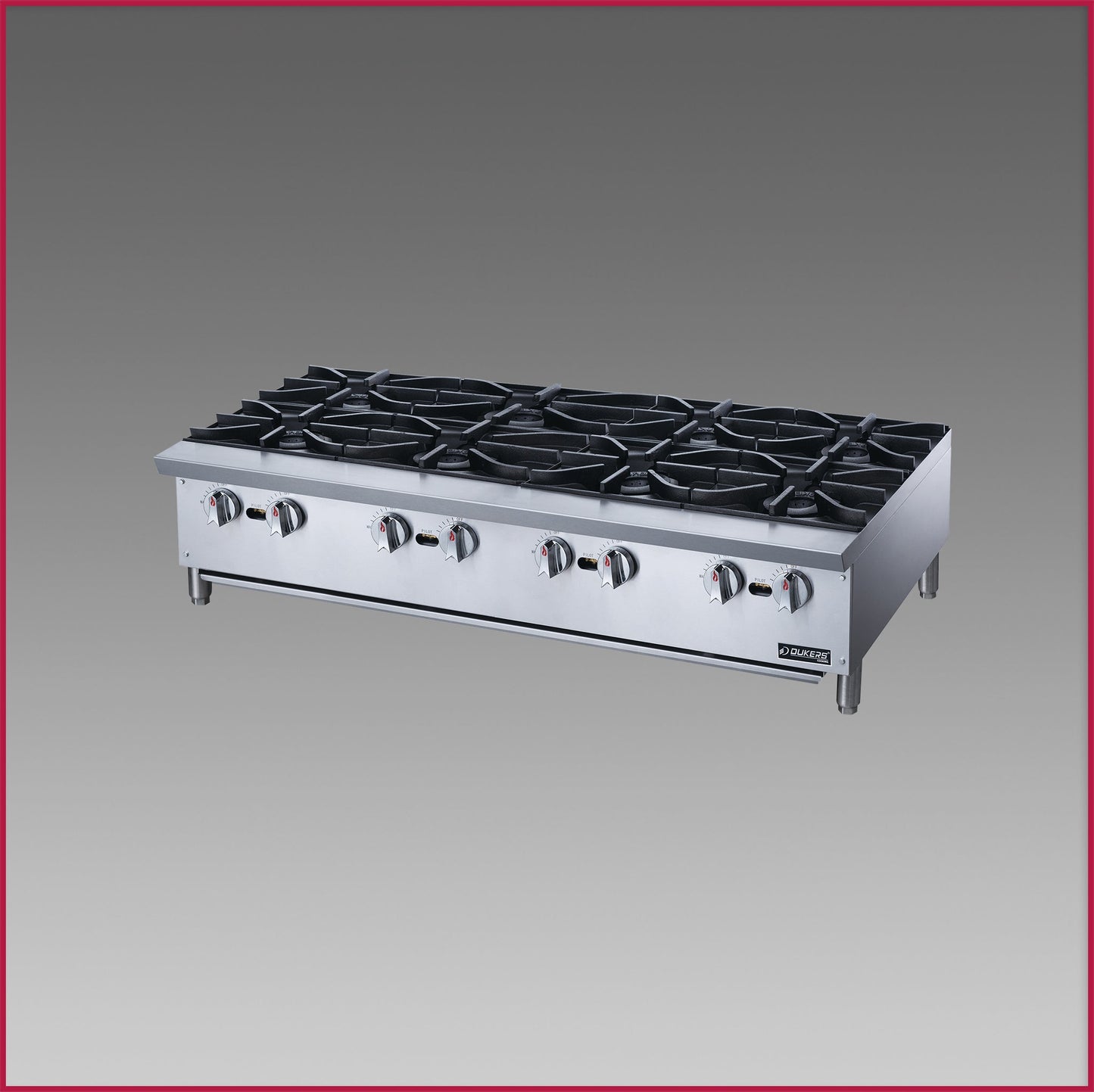 Dukers Eight Burner Hot Plate DCHPA48