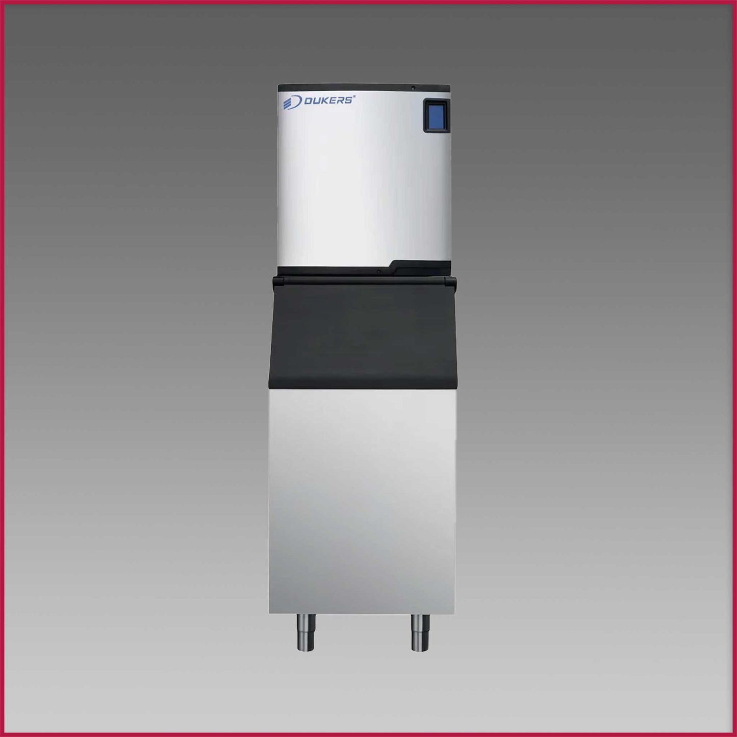Dukers DIM-1050A Commercial Ice Maker with 550 lb. Bin