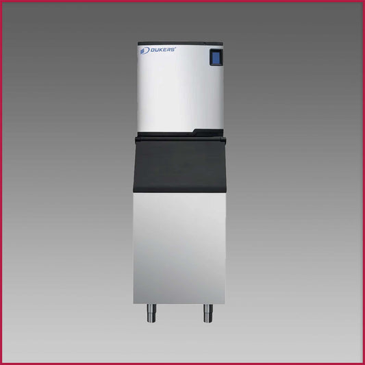 Dukers DIM-1050A Commercial Ice Maker with 550 lb. Bin