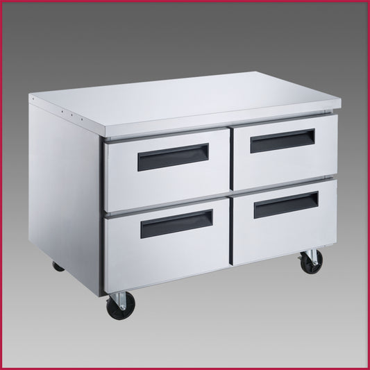 Dukers DUC48R-D4 4-Drawer Undercounter Commercial Refrigerator
