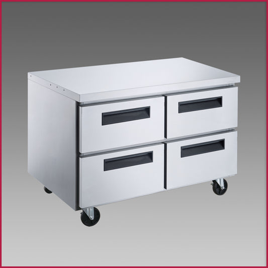 Dukers DUC60R-D4 4-Drawer Undercounter Commercial Refrigerator
