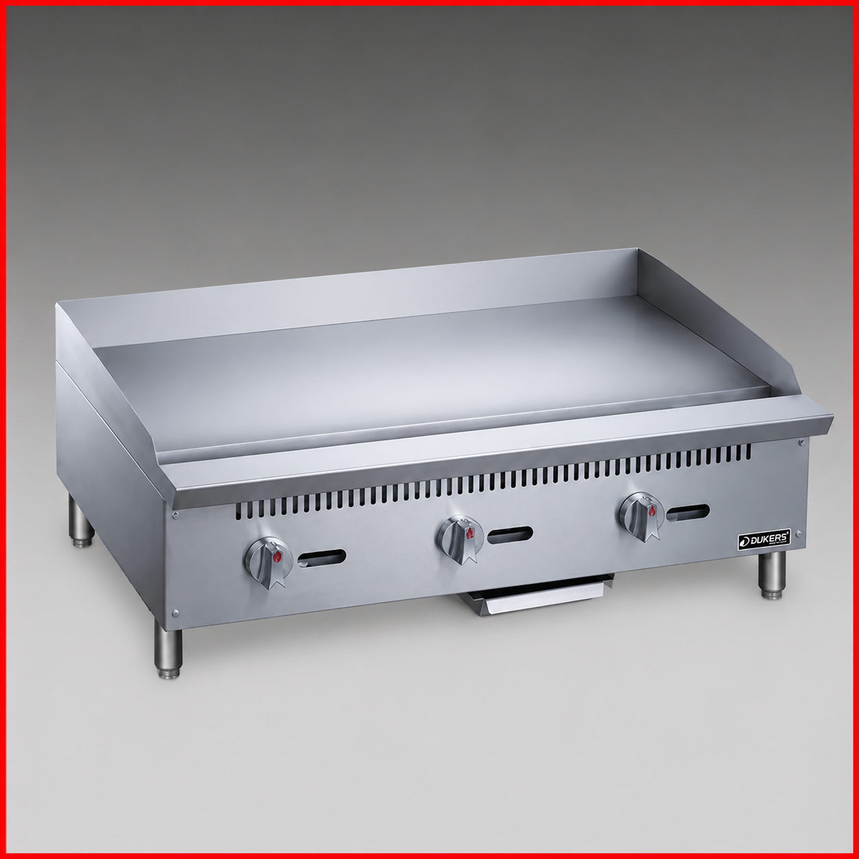 Dukers DCGT36 Heavy Duty 36" Thermostatic Gas Griddle