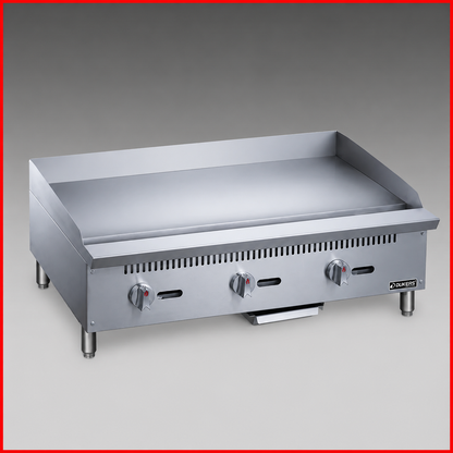 Dukers DCGT36 Heavy Duty 36" Thermostatic Gas Griddle