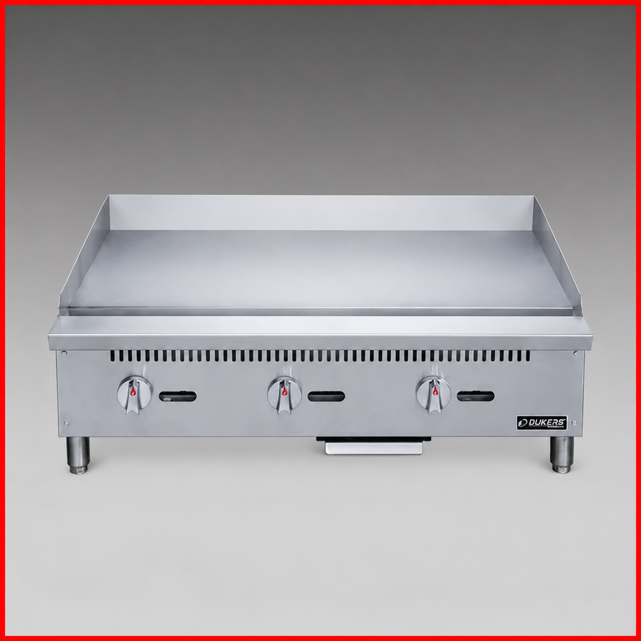 Dukers DCGT36 Heavy Duty 36" Thermostatic Gas Griddle