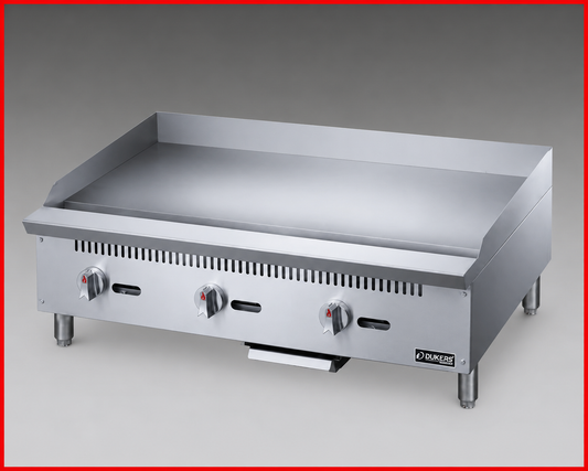 Dukers DCGT36 Heavy Duty 36" Thermostatic Gas Griddle