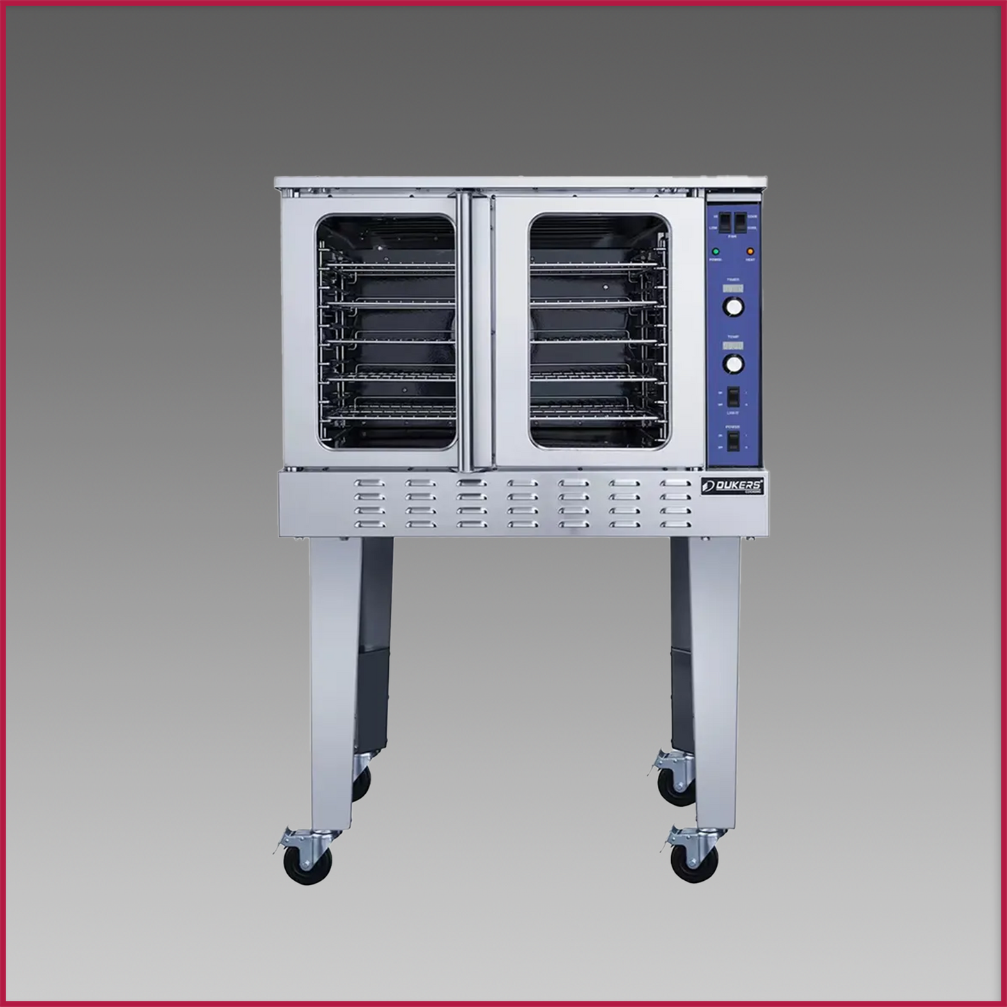 Dukers Single Deck Standard Depth Convection Oven DCCOG1