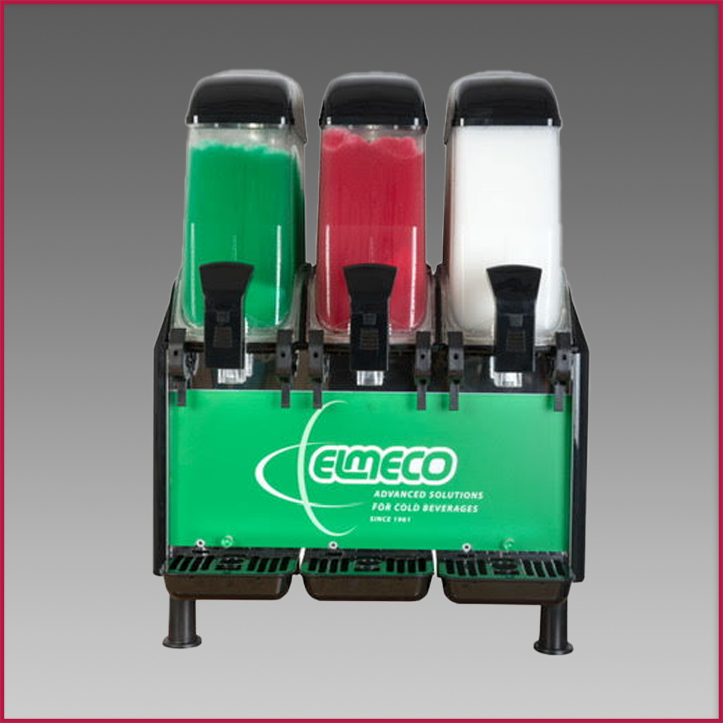 Elmeco First Class 3 Bay Frozen Beverage Machine