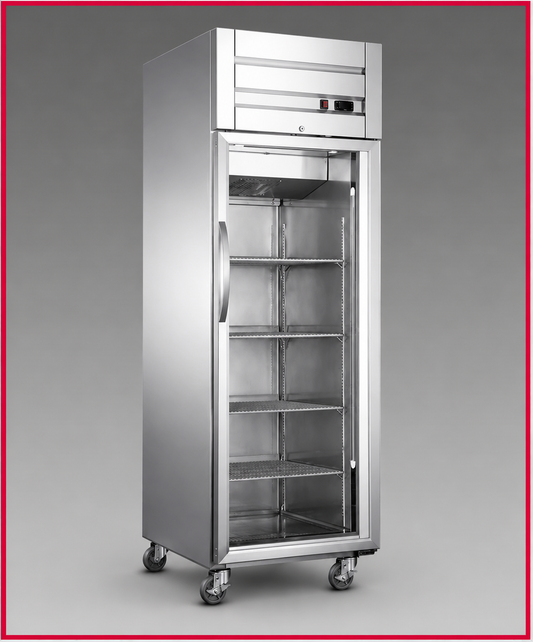 D28AR-GS1 Top Mount Single Glass Door Commercial Reach-in Refrigerator