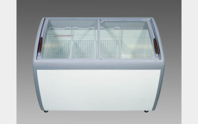 Oliver 50″ Commercial Novelty Glass Curve Top Ice Cream Freezer Chest XS346Y$599 to Buy