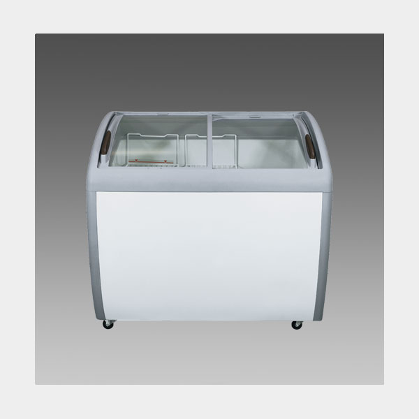 Oliver 40″ Commercial Novelty Glass Curve Top Ice Cream Freezer Chest XS246Y$499 to Buy