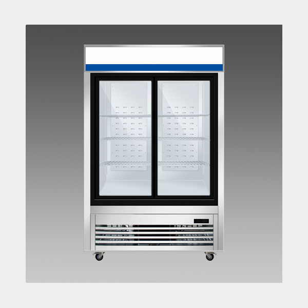Oliver Commercial 45 Cubic Foot Slide Glass Door Refrigerator Cooler Merchandiser GDM45SD$1699 to Buy